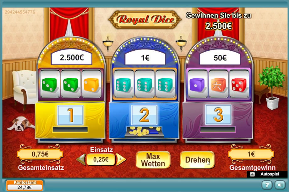 Der Automat Royal Dice von NeoGames