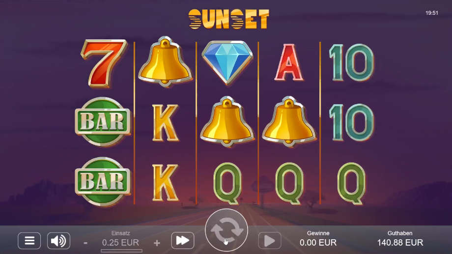 Der Slot Sunset von STHML Gaming