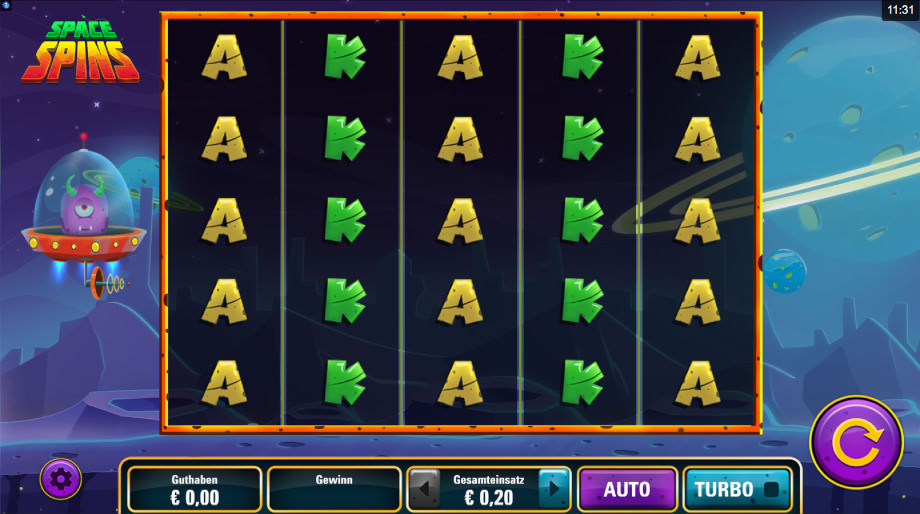 Der neue Microgaming Slot Space Spins