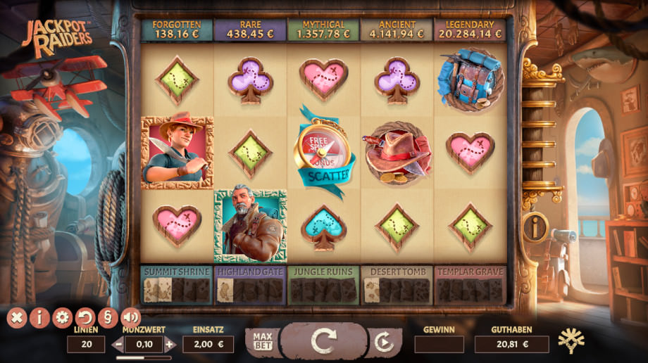 Jackpot Raiders von Yggdrasil