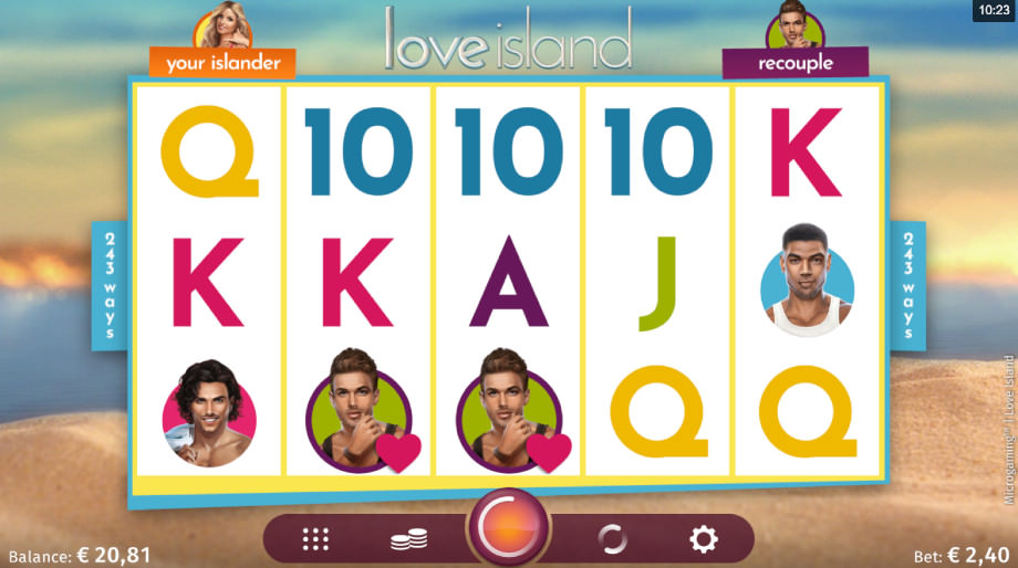 Love Island von Microgaming