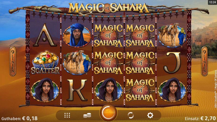 Magic of Sahara von Microgaming