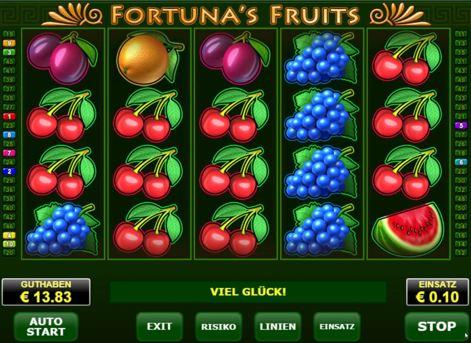 Fortuna's Fruits von Amatic