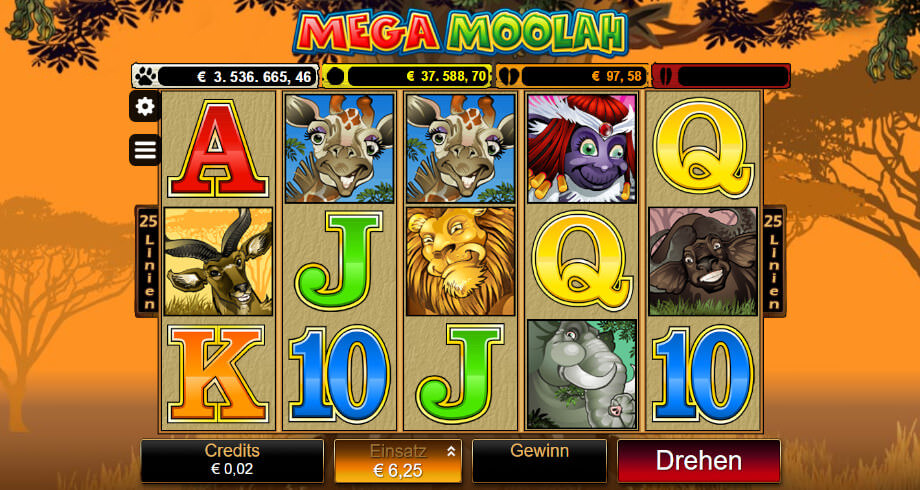 Mega Moolah von Microgaming