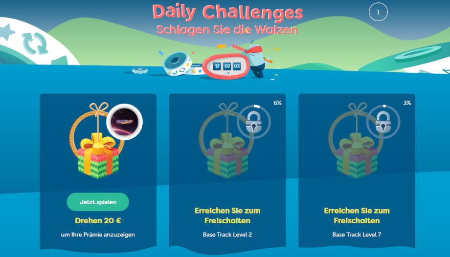 Die Daily Challenges bei PlayFrank