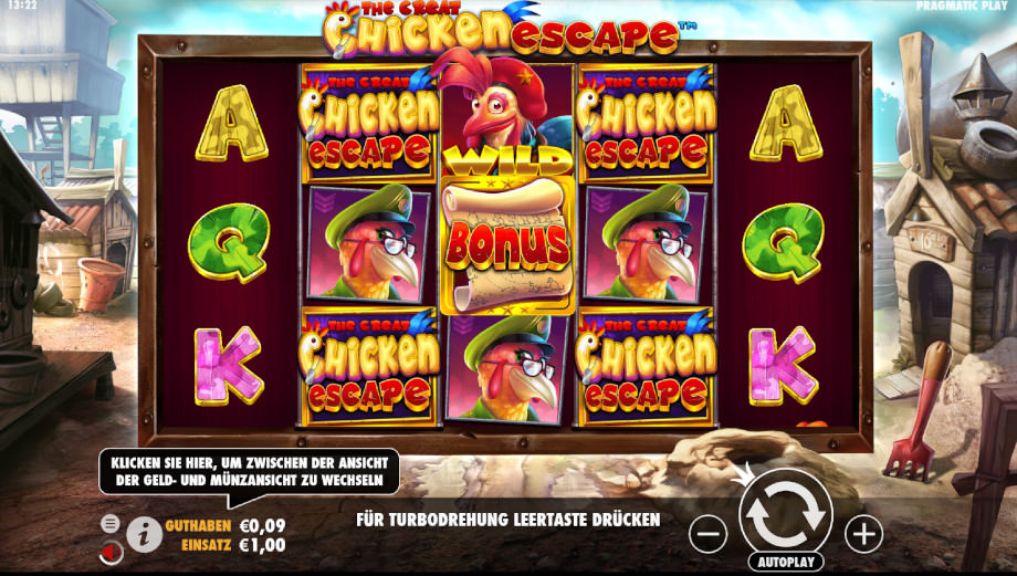 The Great Chicken Escape von Pragmatic Play