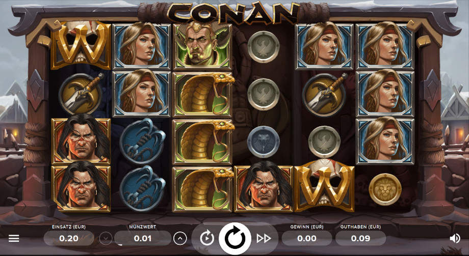 Der Conan Spielautomat von NetEnt