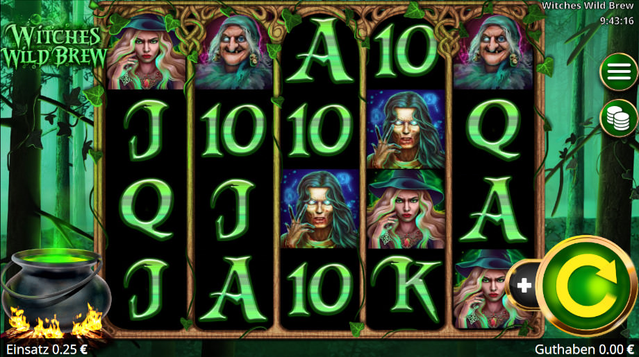 Witches Wild Brew von Booming Games
