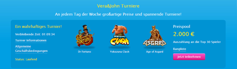 Das Yggdrasil-Slot-Turnier
