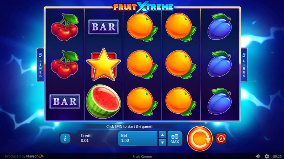 Fruit Xtreme von Playson