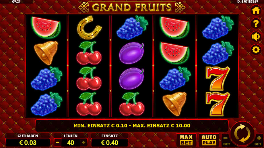 Grand Fruits von Amatic