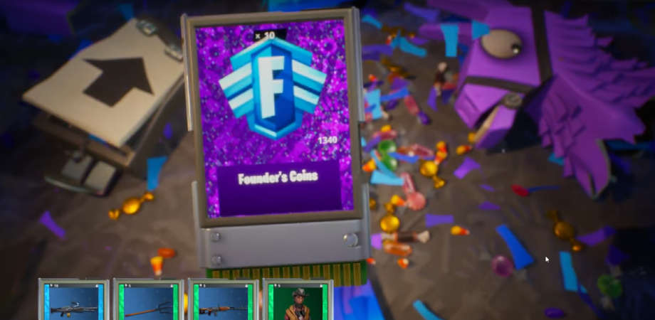 Loot-Boxen-Öffnung bei Fortnite