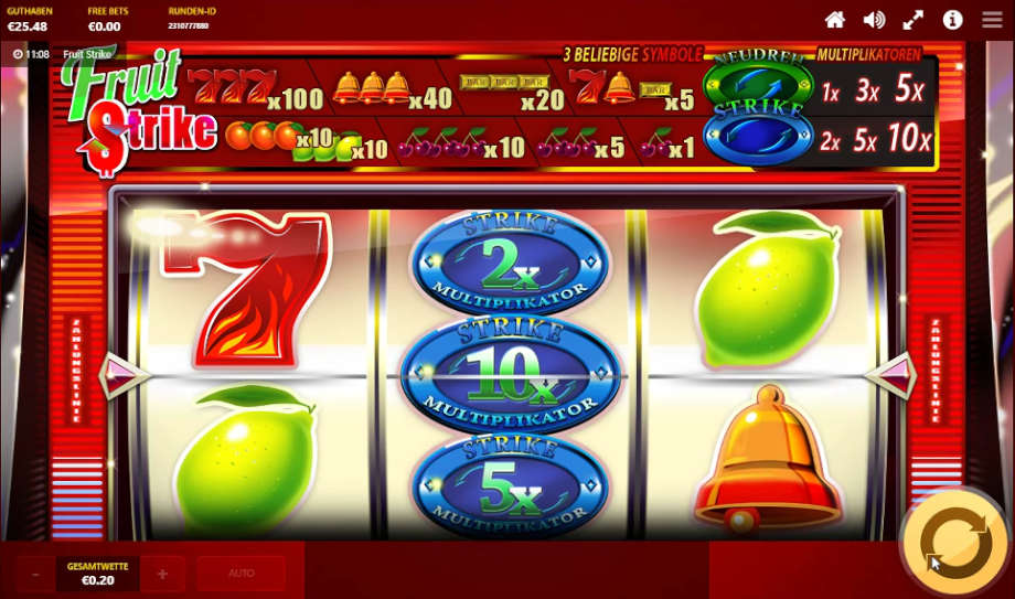 Fruit Strike von Max Win Gaming