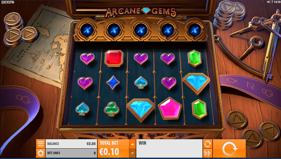 Arcane Gems von Quickspin 