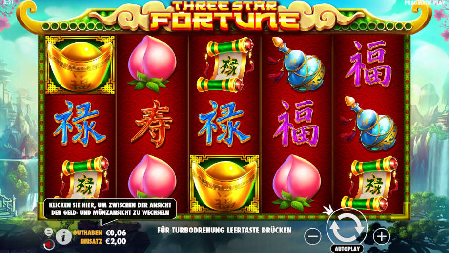 Three Star Fortune von Pragmatic Play