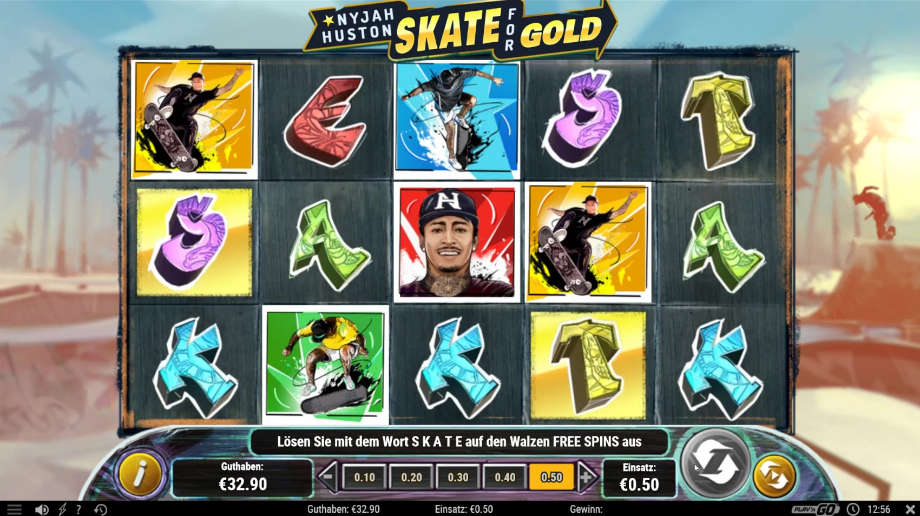 Nyjah Huston - Skate for Gold von Play’n GO