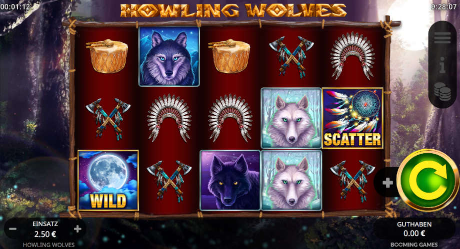 Howling Wolves von Booming Games	