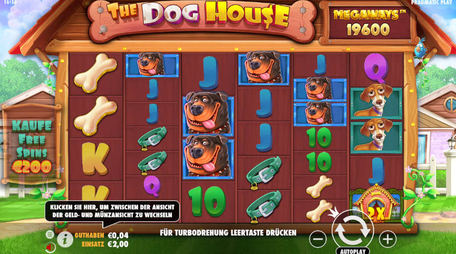 The Dog House Megaways von Pragmatic Play