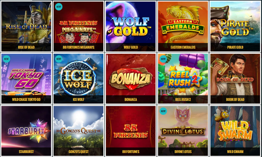 Verschiedene Casino Spiele bei No Account Casino