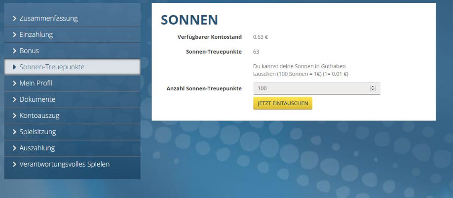 Das Sunmaker Treueprogramm Das Sunmaker Treueprogramm
