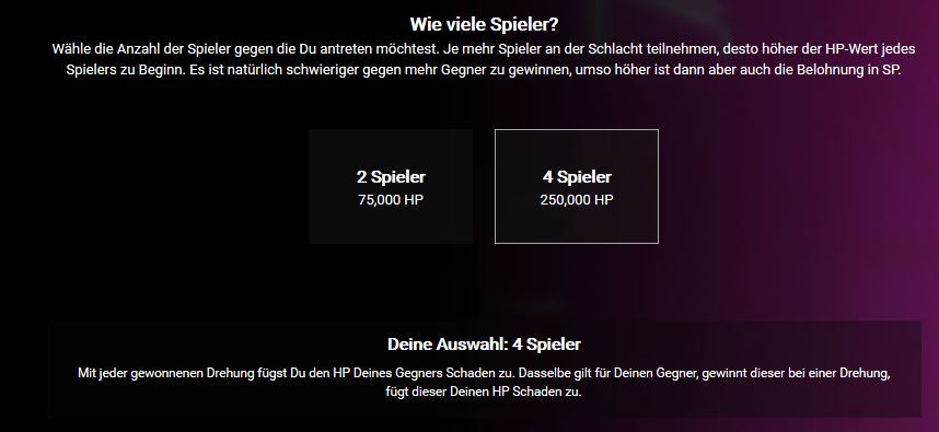 Die verschiedenen Duell-Modi bei VoodooDreams Die verschiedenen Duell-Modi bei VoodooDreams