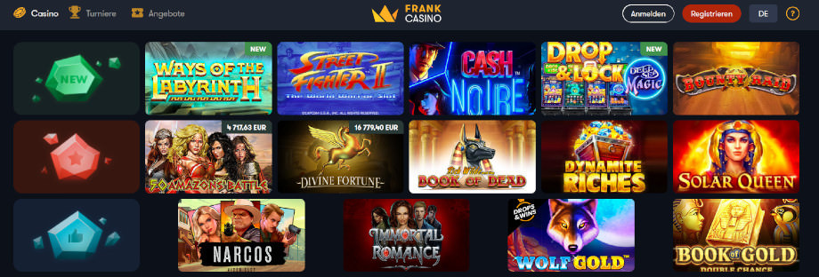 Frank Casino Titelbild