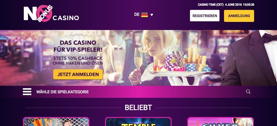 No Bonus Casino Titelbild