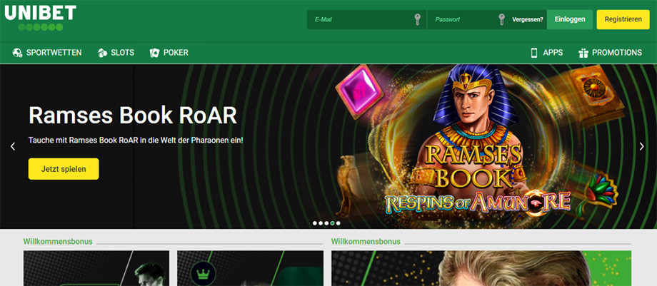 Unibet Titelbild