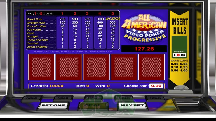 All American Video Poker Cover picture