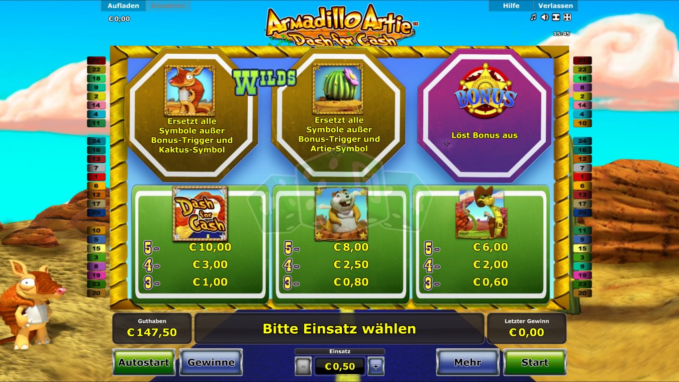 игровой автомат armadillo artie