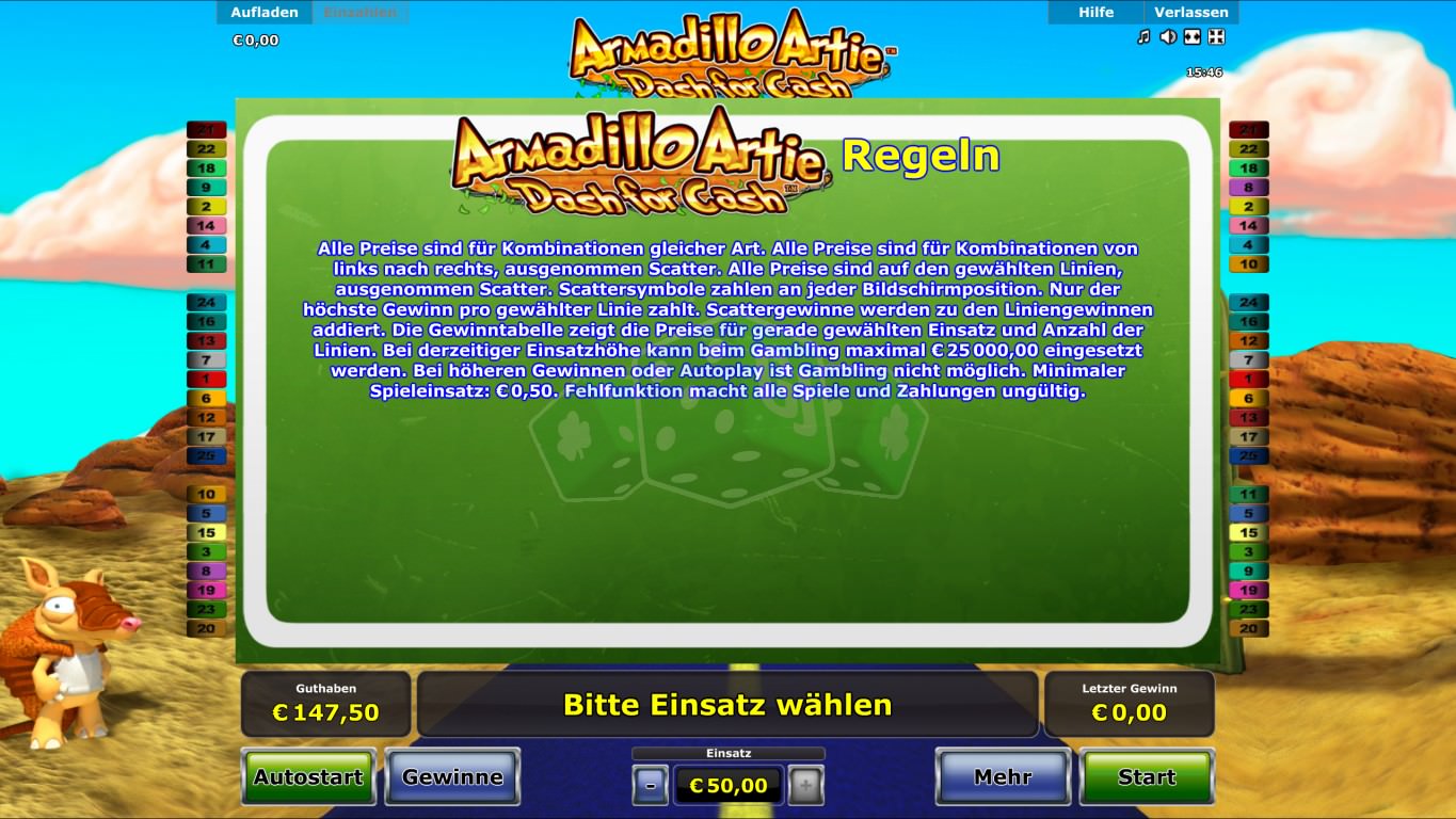 Armadillo Artie Описание Игрового Автомата