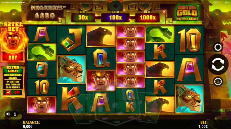 Aztec Gold - Extra Gold Megaways Titelbild