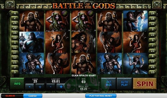 Battle of the Gods Cover picture