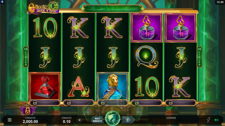 Book of Oz Lock'N Spin Titelbild