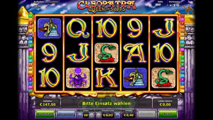 Cleopatra Queen of Slots Titelbild