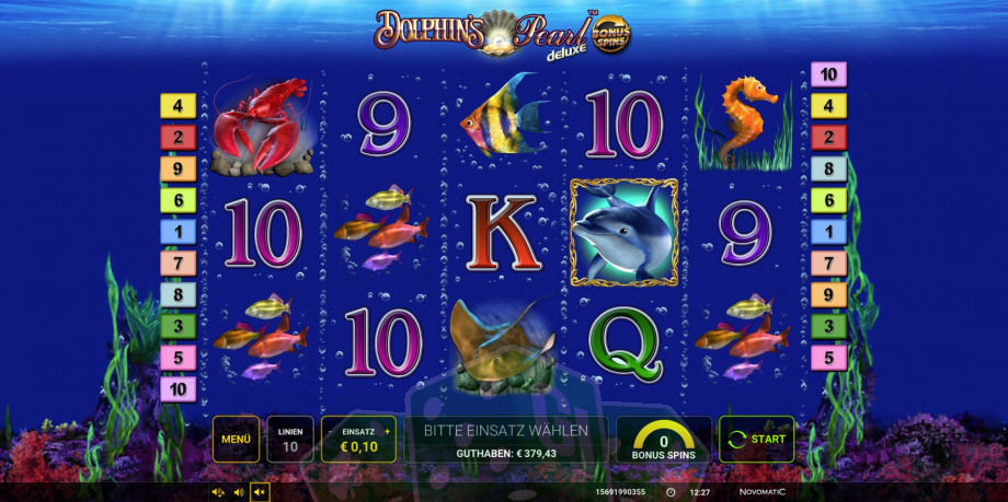 Dolphin's Pearl Deluxe Bonus Spins Titelbild