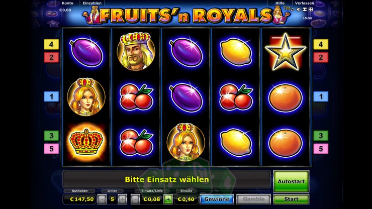 игровой автомат fruitsn royals