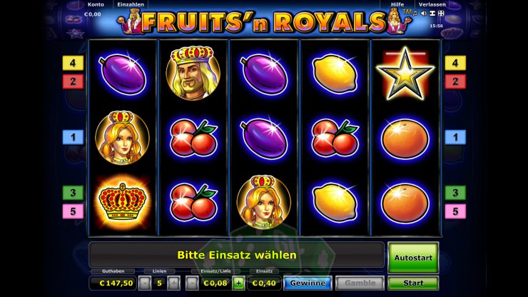 Fruits'n Royals Titelbild