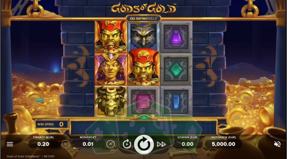 Gods of Gold INFINIREELS Titelbild
