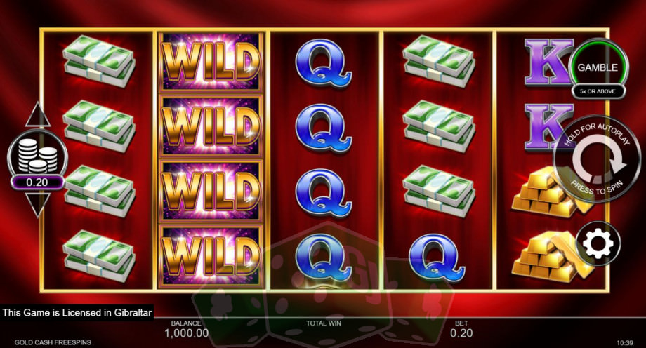 Gold Cash Freespins Cover picture