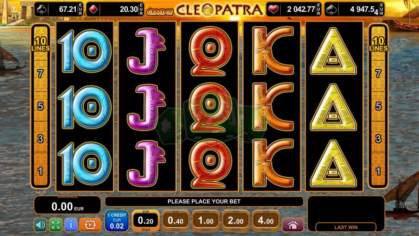 cleopatra s coins игровой автомат
