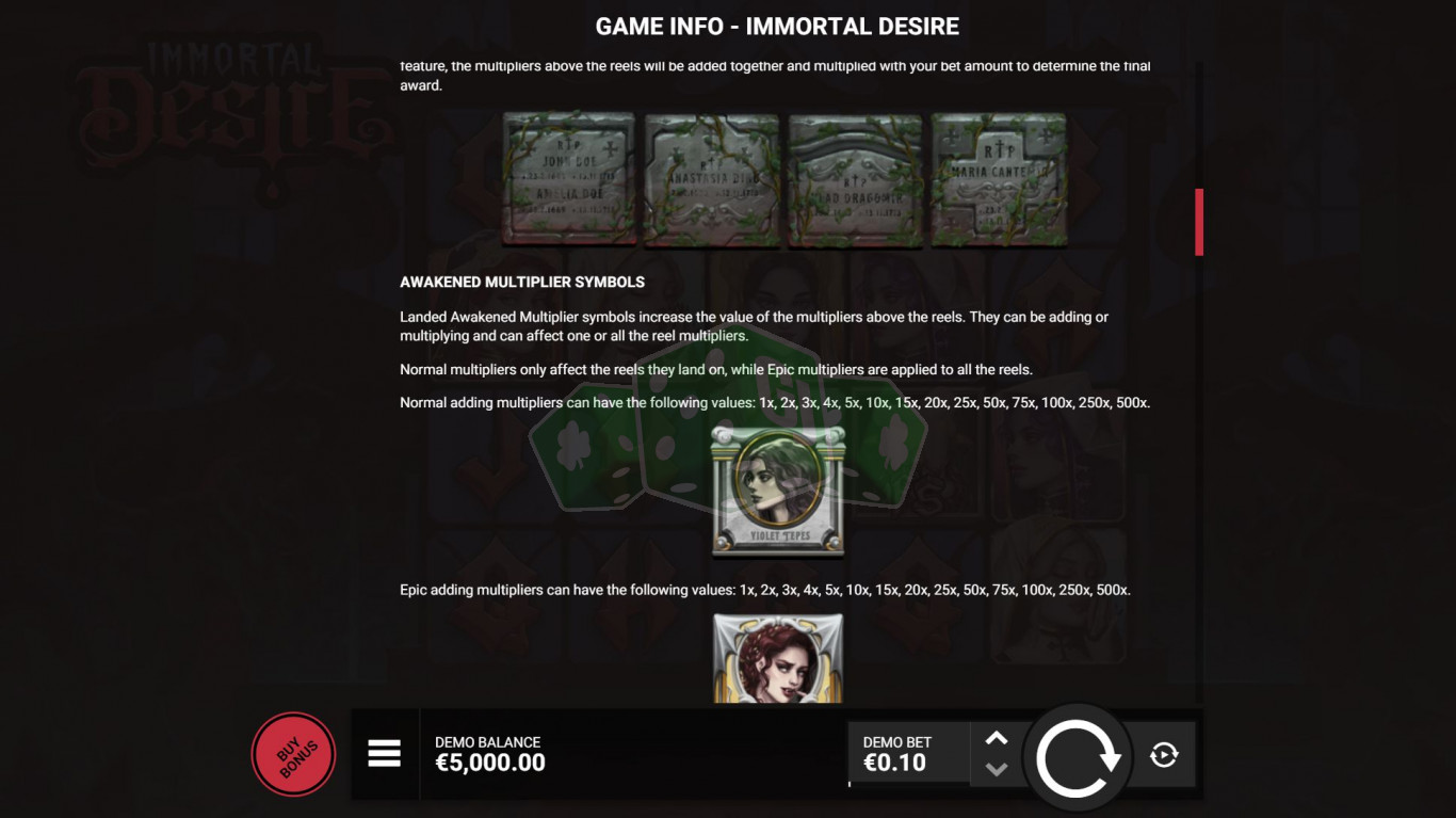 Immortal Desire Slot Review - Hacksaw Gaming