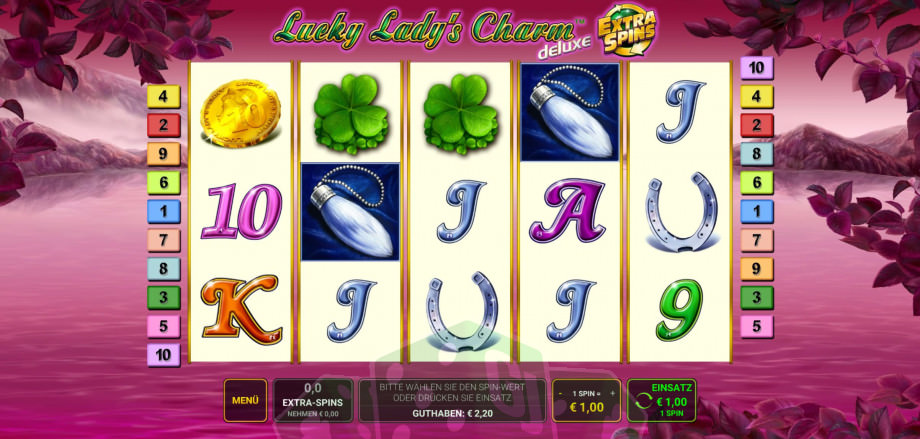 Lucky Lady's Charm Deluxe Extra Spins Titelbild