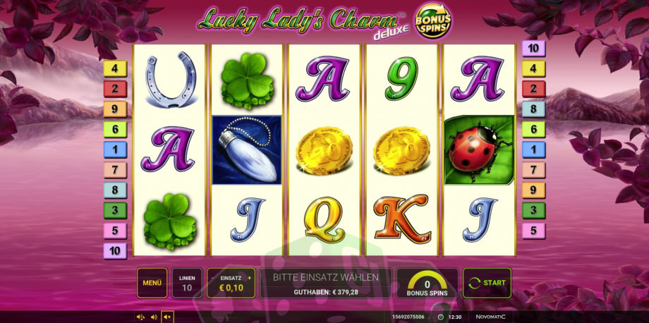 Lucky Lady's Charm Deluxe Bonus Spins Cover picture
