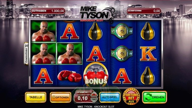 Mike Tyson - Knockout Slot Titelbild