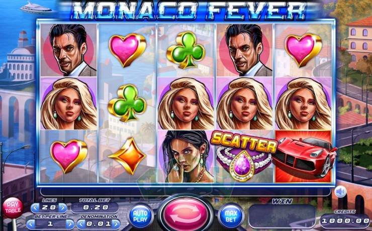  MONACO FEVER (ЛИХОРАДКА МОНАКО) — ИГРОВОЙ АВТОМАТ, ИГРАТЬ В СЛОТ БЕСПЛАТНО, БЕЗ РЕГИСТРАЦИИ