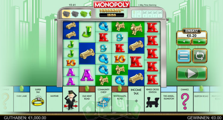 Monopoly Megaways Cover picture
