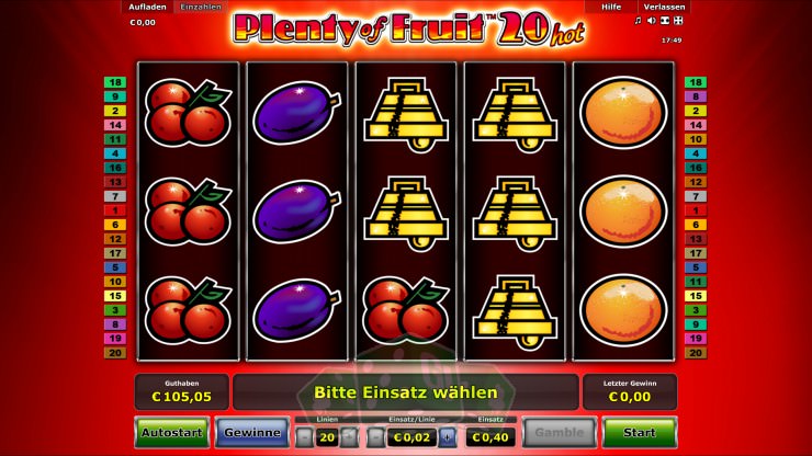 Plenty of Fruit 20 hot Titelbild