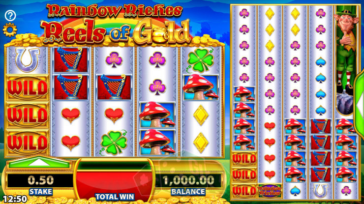 Rainbow Riches Reels of Gold Titelbild