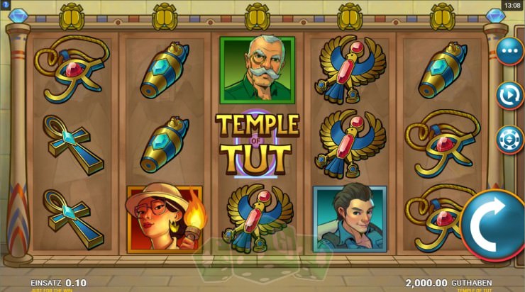 Temple of Tut Titelbild